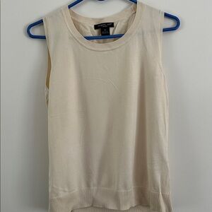 August Silk Cream Tank Top